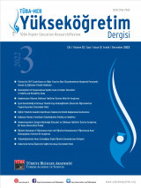TÜBA-HER Higher Education Research / Review Volume 12 - Issue 3